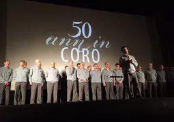 Un momento del concerto. Nel 2016 la Corale cittadina compie cinquant'anni